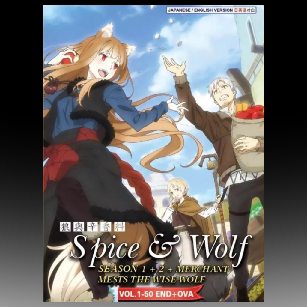Spice and Wolf Season 1+2+Merchant Meets the Wise Wolf (Vol.1-50End+OVA) English Dubbed