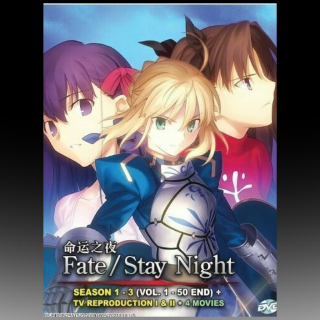 Fate/Stay Night Season 1-3 Vol.1-50 End +TV Reproduction I&II + 4 Movie