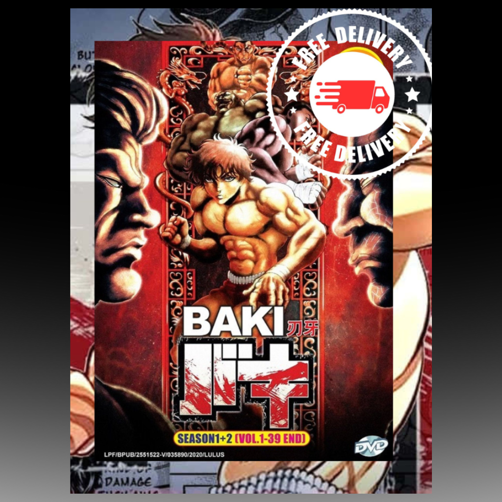 BAKI バキ Complete Series Set Season 1+2