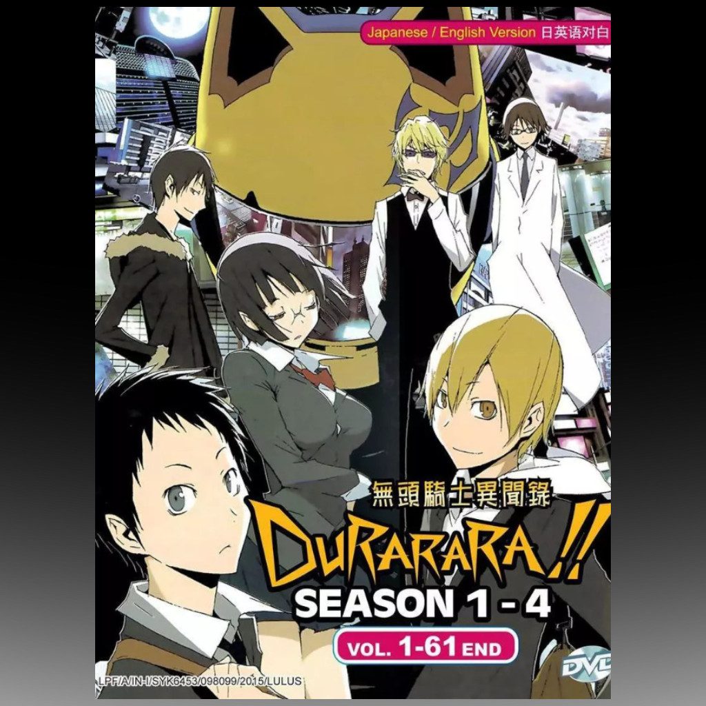 Anime DVD Durarara!! Complete TV Series Season 1-4 Vol.1-61 End English Dubbed
