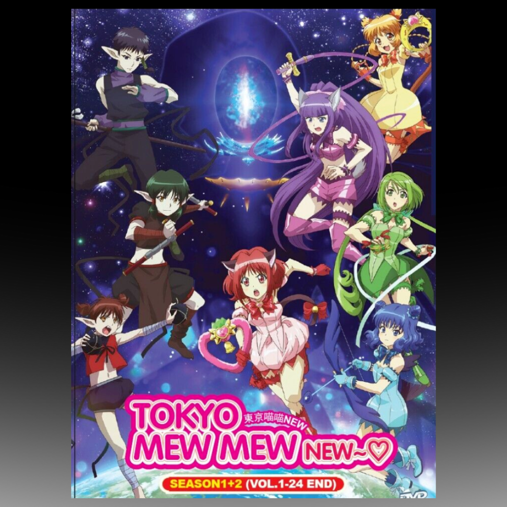 Tokyo Mew Mew New Season 1+2 Vol.1-24 End English Subtitle