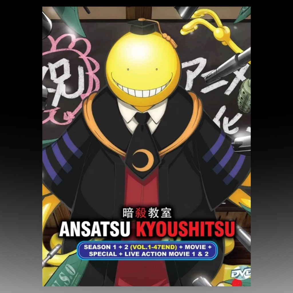 Ansatsu Kyoushitsu Season 1+2*English Dubbed* SP + Live Action Movie