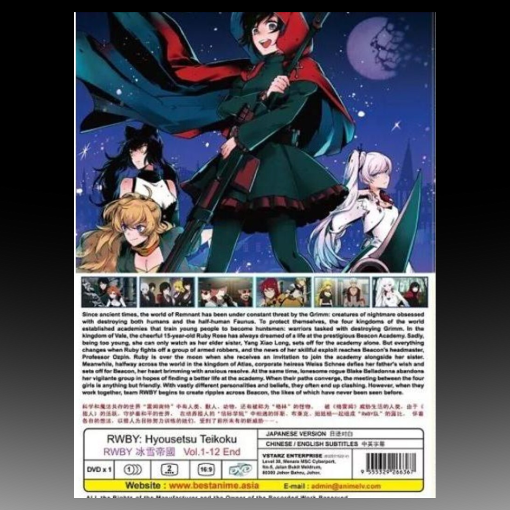 RWBY : Hyosetsu Teikoku Rwby Vol.1-12 End