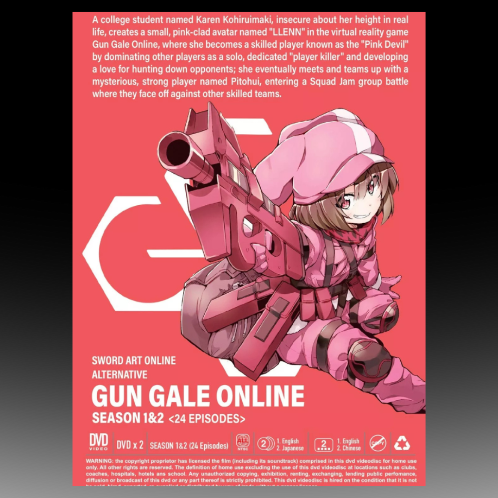Sword Art Online Alternative: Gun Gale Online Season 1+2 Vol.1-24End