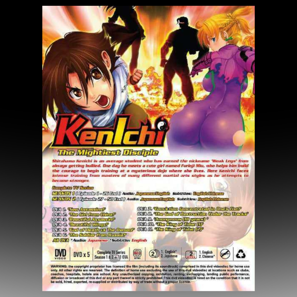 Kenichi: The Mightiest Disciple Season 1-2 +11 OVA English Dubbed