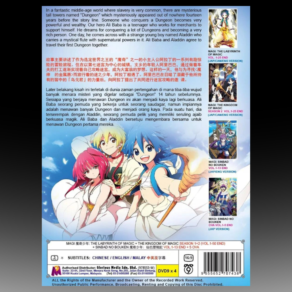 The Labyrinth of Magic Complete Series English Dubbed Version