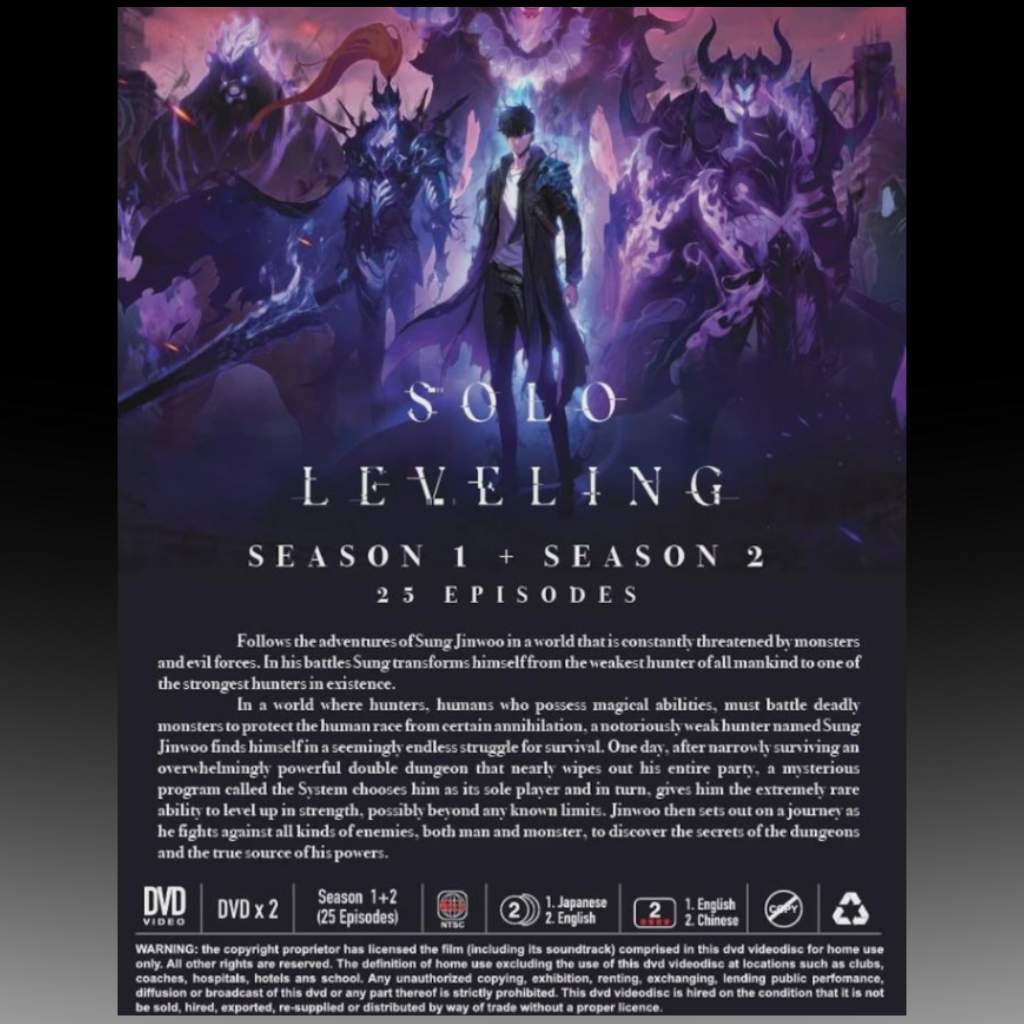 Solo Leveling S1+S2 25 Episodes