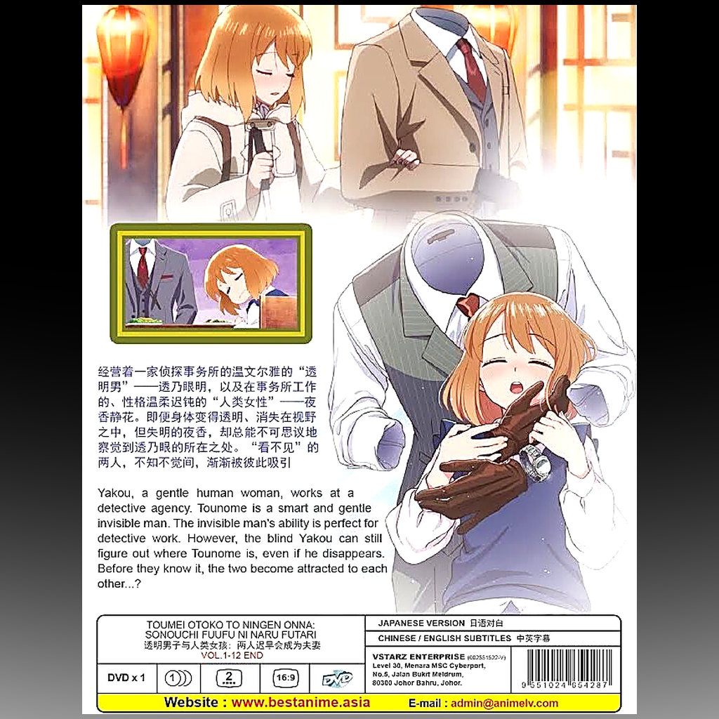 The Invisible Man and His Soon-to-Be Wife – Complete Series DVD (Episodes 1–12) back cover