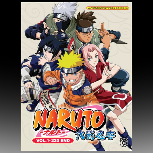 Naruto Complete TV Series Vol.1-220 End DVD