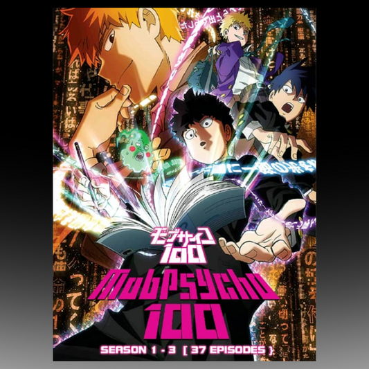 Mob Psycho 100 Season 1-3 Vol.1-37 END Complete Anime DVD English Dubbed