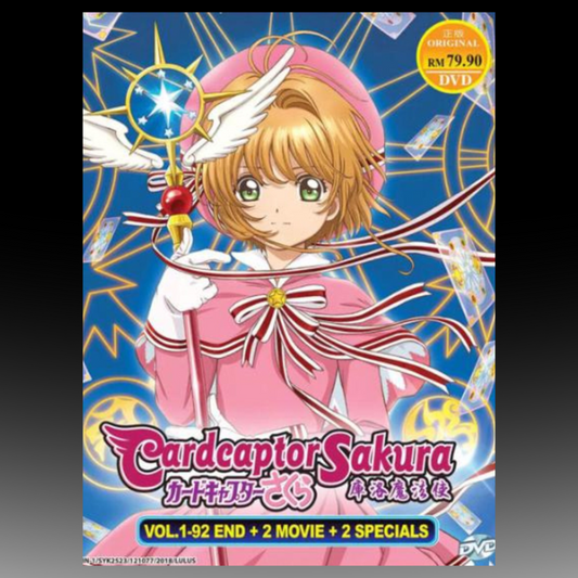Cardcaptor Sakura Vol.1-92 End + 2 Movie + 2 SP