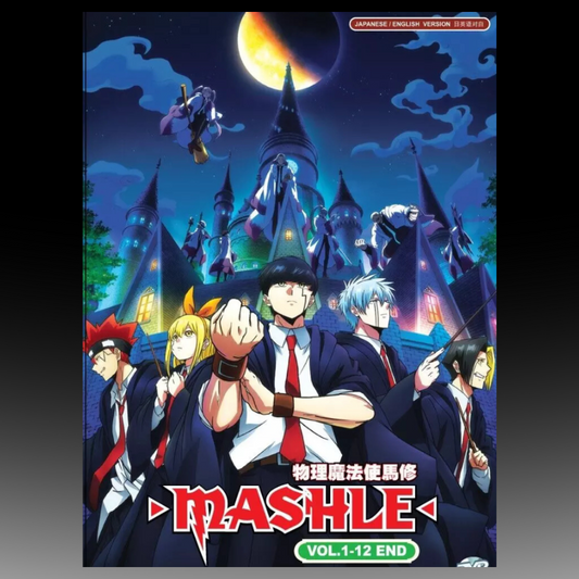 Mashle: Magic and Muscles (Vol. 1-12 End) English Dubbed & Subtitles