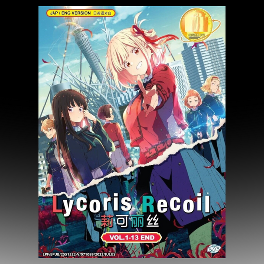 Lycoris Recoil Complete Series (1-13 End) English Dubbed