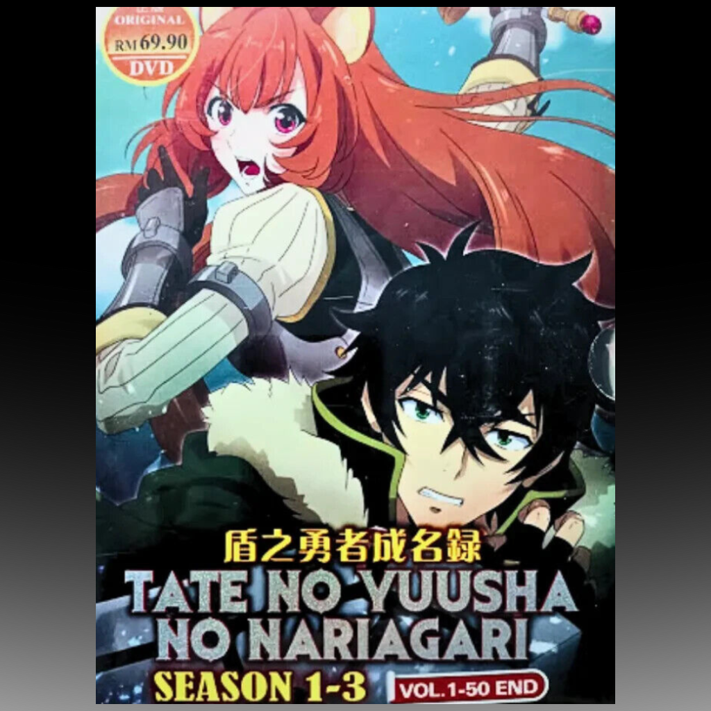Tate No Yuusha No Nariagari S1-3 Vol.1-50 End English Dub