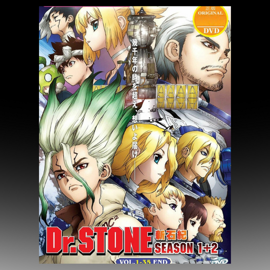 Dr.Stone Season 1-2 Complete TV Series Volume 1-35 End ~English Dubbed