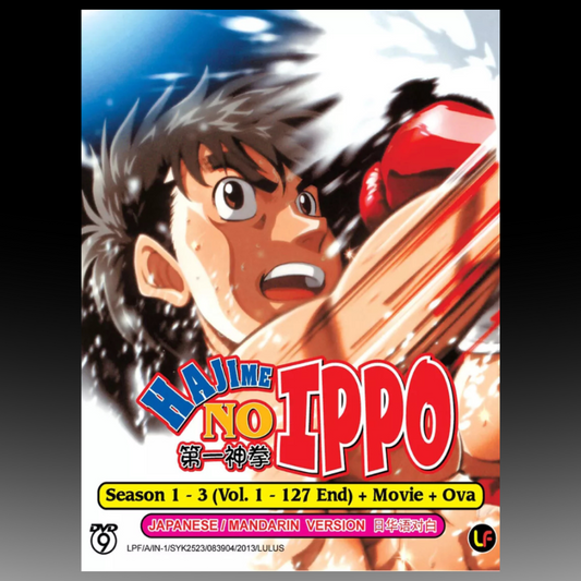 Hajime No Ippo Season 1-3 (1-127 End + Movie + Ova) English Subtitle