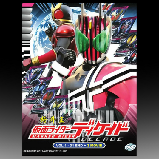Masked Kamen Rider Decade (Volume 1 - 31 End) English Subtitle