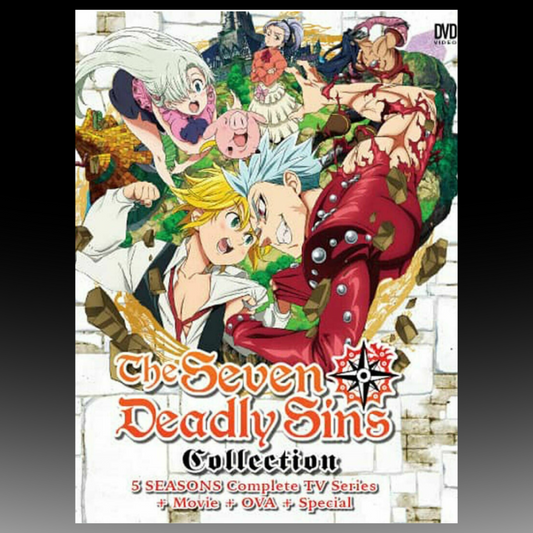 he Seven Deadly Sins Season 1-5 Vol.1-100 End + 2 Movies +2 OVA + Special All Region