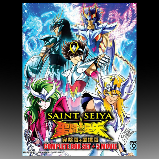 Saint Seiya Complete Series Boxset & 5 Movies English Subtitle