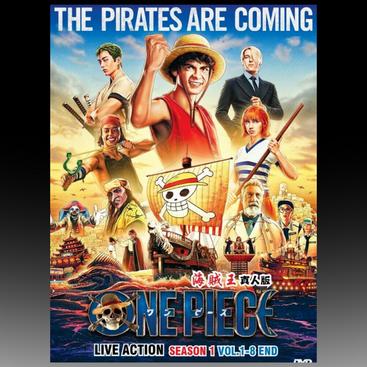 One Piece - Live Action Season 1 (Vol 1-8 End) English Dubbed