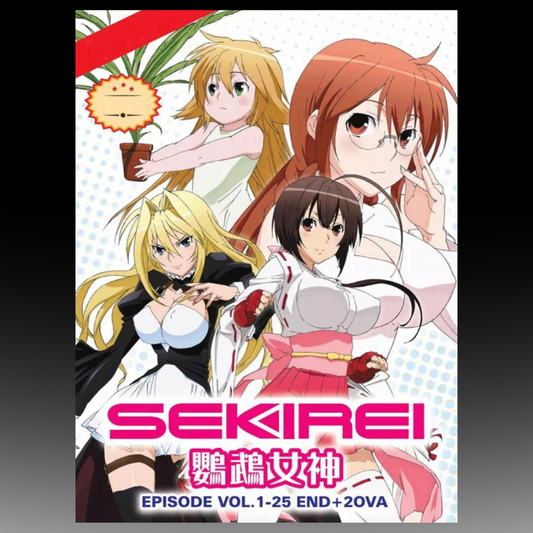 Sekirei Complete TV Series Volume 1-25 End +2ova [Uncut] DVD Boxset English Dubbed