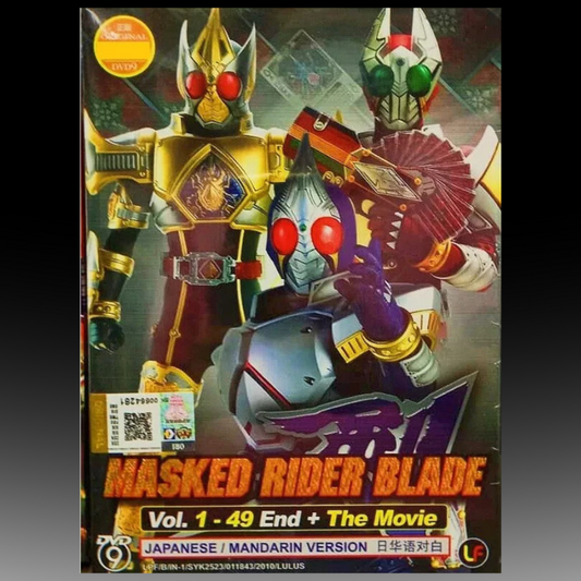 Masked Kamen Rider Blade Vol.1-49 End + Movie (2005) DVD English Subtitle