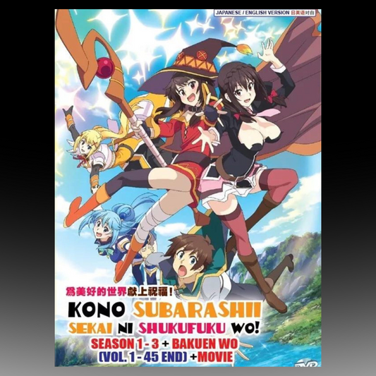 Kono Subarashii Sekai Ni Shukufuku Wo! Season 1-3 (1-45 End) +Movie