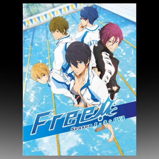 Free! Iwatobi Swim Club Season 1-3 + OVA English Dubbed
