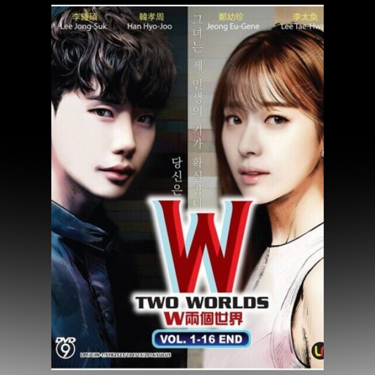 W-Two Worlds Vol. 1-16 END English Subtitle All Region Korean Drama