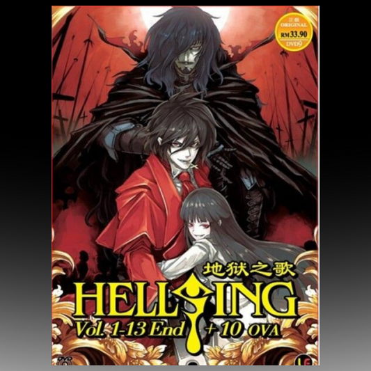 Hellsing Complete TV Series (1-13 End + 10 OVA) English Audio Dub