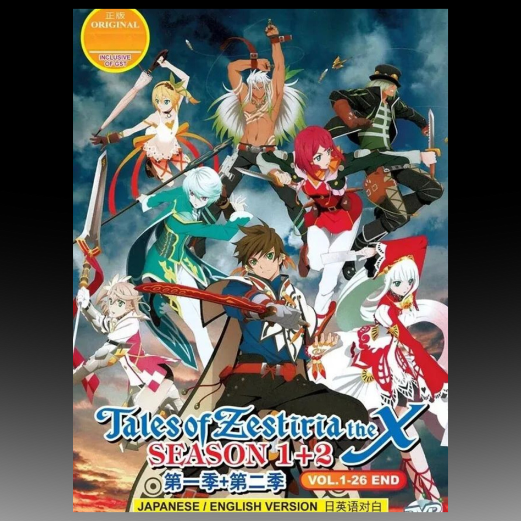 Tales Of Zestiria The X Complete Season 1-2 (Volume 1-26 End) Complete Series Boxset English Dubbed