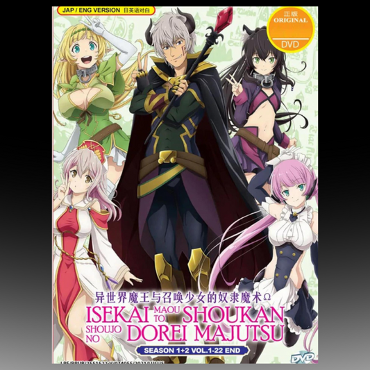 Isekai Maou To Shoukan Shoujo No Dorei Majutsu Season 1+2 Vol.1-22 End DVD Boxset English Dubbed
