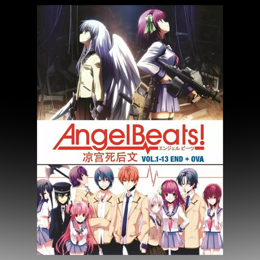 Angel Beats Vol. 1-13 End + OVA DVD English Dub