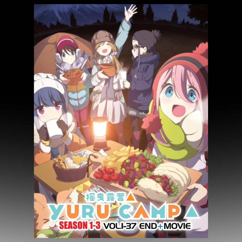 Yuru Camp Season 1-3 Volume 1-37 End + Movie Complete Series Box Set English Dubbed