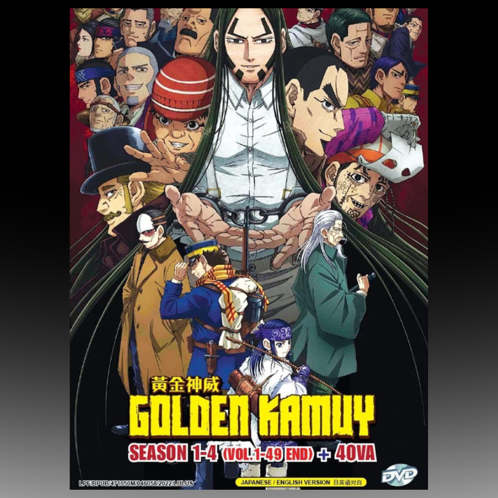 Golden Kamuy Season 1-4 Volume 1-49 End + 4 OVA Series Box Set English Dubbed