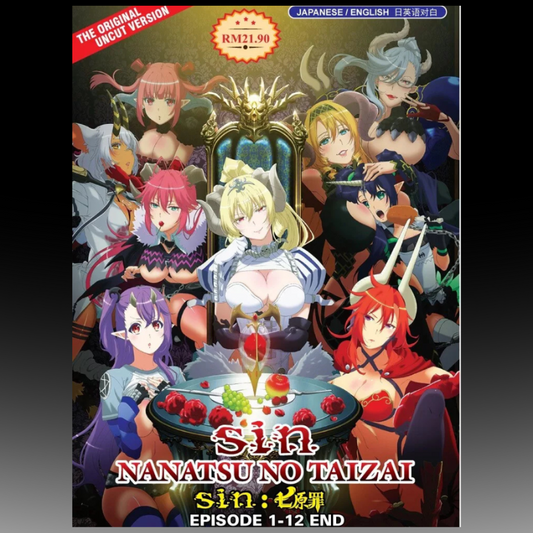Nanatsu No Taizai Vol.1-12 End (Uncut Version) English Dubbed