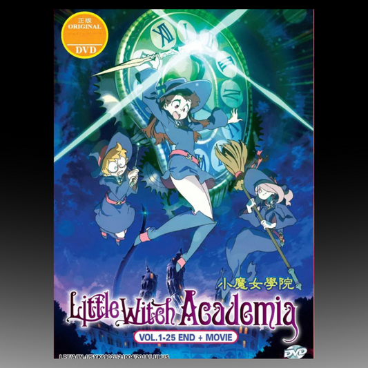 Little Witch Academia(Volume 1-25End+Movie) Complete Series English Dubbed