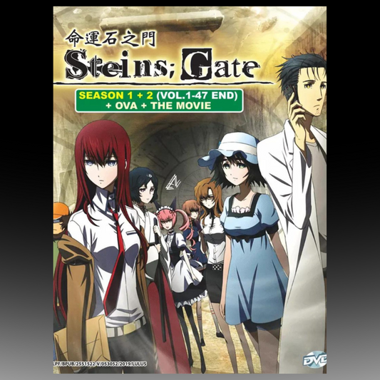 Steins;Gate Season 1+2(Volume 1-47 End + Movie + OVA) Complete Series English Dubbed