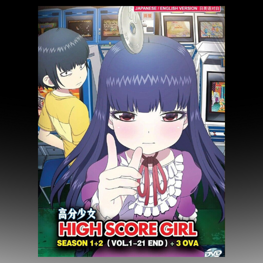 High Score Girl Season 1+2(1-21End+3 Ova) Complete Series English Dubbed