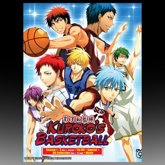 Kuroko's Basketball Full Series1+3 Tip Off + Special + NG Collection + Movie English Subtitle