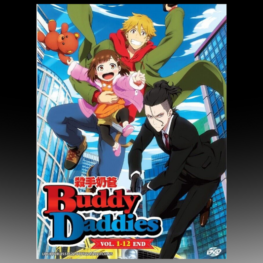 Buddy Daddies Vol.1-12 End Complete Anime DVD English Dub