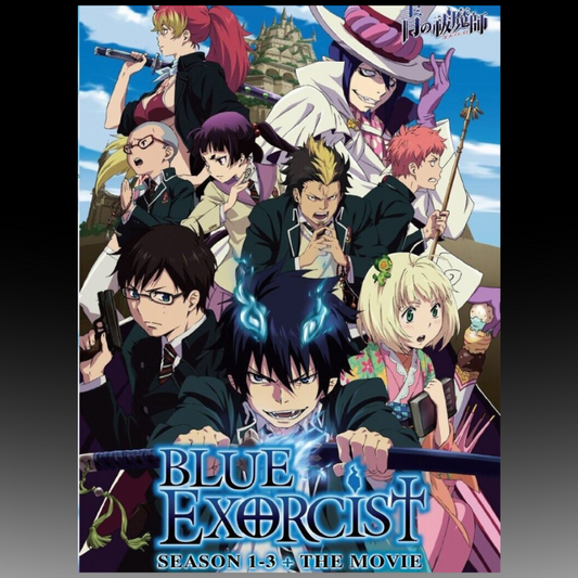 Blue Exorcist Complete TV Series Season 1-3 Vol.1-49 End + The Movie