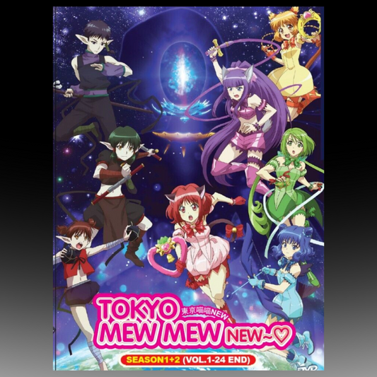 Tokyo Mew Mew New Season 1+2 Vol.1-24 End English Subtitle