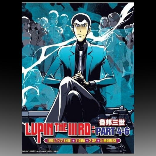 Lupin The Third Part 4-6(1-72End+2 OVA+2 SP +5 Movie)