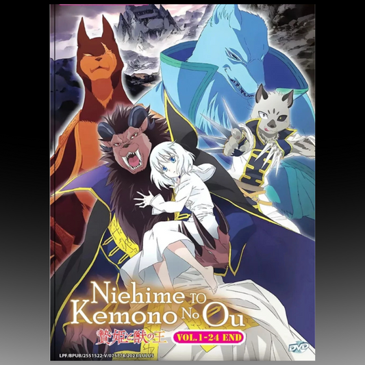 Niehime to Kemono no Ou Vol.1-24 END DVD Anime English Dub