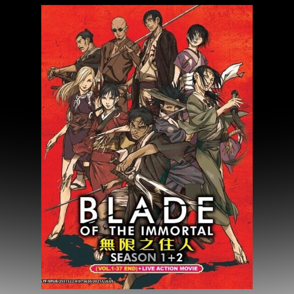 Blade of The Immortal Season 1+2 (Vol. 1-37 End) + Live Action Movie