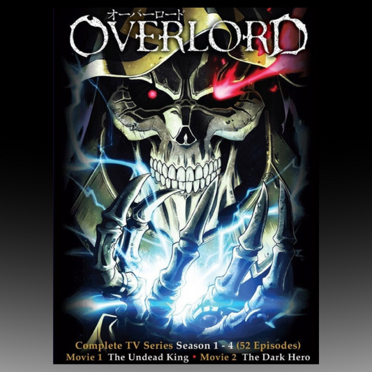 Overlord Season 1 to 4 Volume 1-52 End & 2 Movies English Dub