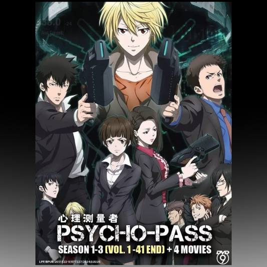 Psycho-Pass Complete TV Series Season 1-3 Vol.1-41 End+4Movies