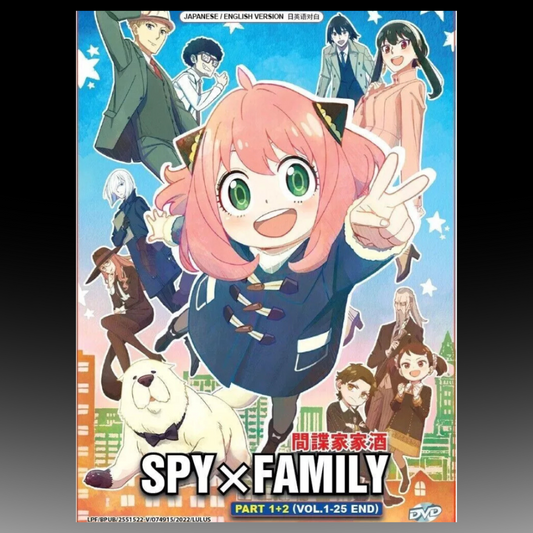 Spy X Family Part 1+2 Vol.1-25 END Complete English Dub