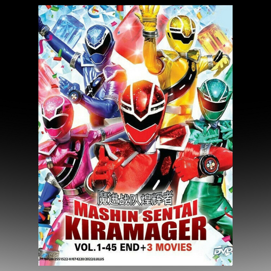 Mashin Sentai Kiramager ( Volume 1-45End + 3Movie ) English Subtitle All Region